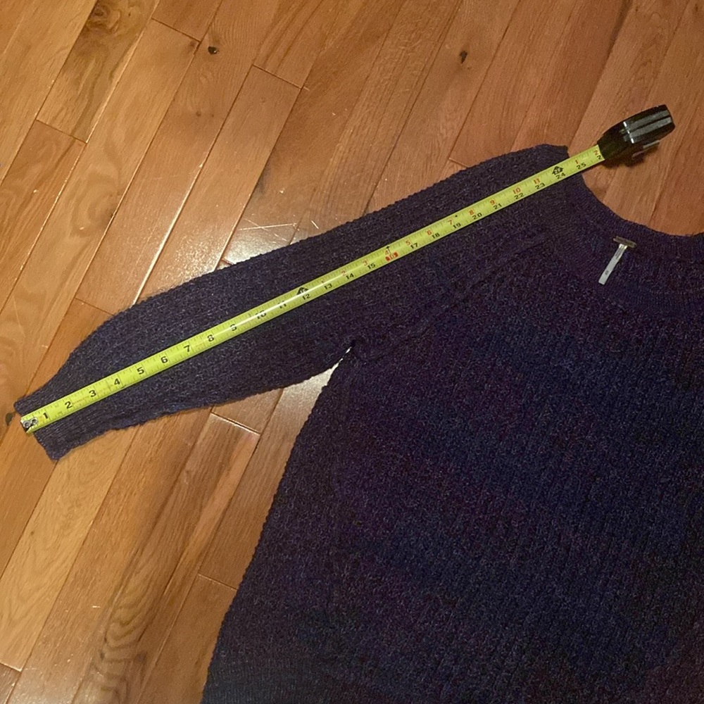 Free People Chunky Knit Sweater - Purple / Blue - Picture 6 of 7